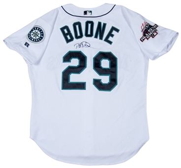 2003 Bret Boone Game Used and Signed Seattle Mariners All-Star Home Jersey (Boone LOA)